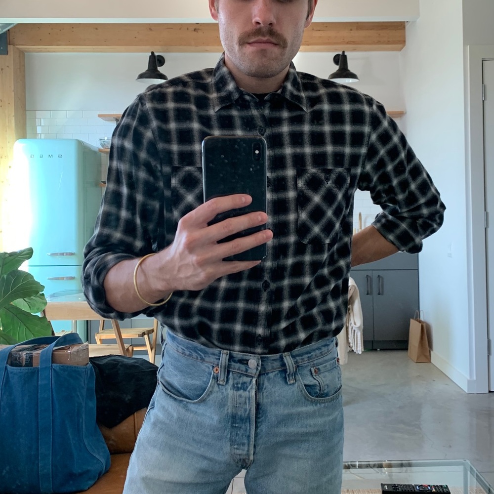 Black Flannel Shirt